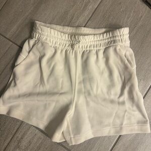 Lululemon Athletica Cream Athletic Shorts